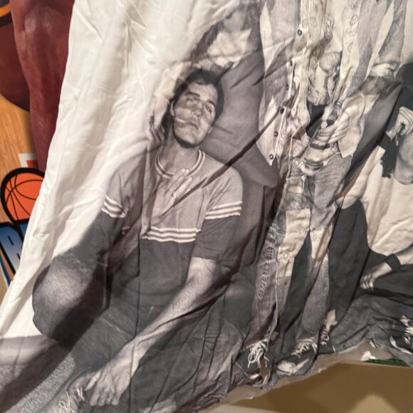 Vintage-Like Y2K Nirvana Kurt Cobain White Button Shirt (Men's 2XL) Hot Topic - Picture 6 of 11